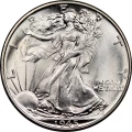 1945 United States Historic Walking Liberty Half Dollar Stamp & Coin Collection